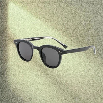 Liten rund ramme solbriller herre